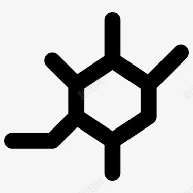 活性分子分子化学教育图标图标