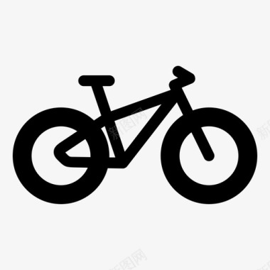 自行车肥肉车山地车图标图标