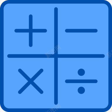 蓝色数学数学5蓝色图标图标