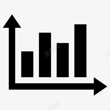分析矢量图图表分析条形图图标图标
