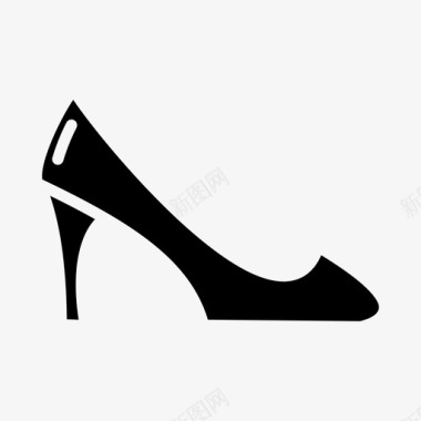 女鞋鞋时尚女鞋图标图标