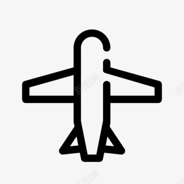 飞机度假旅行图标图标