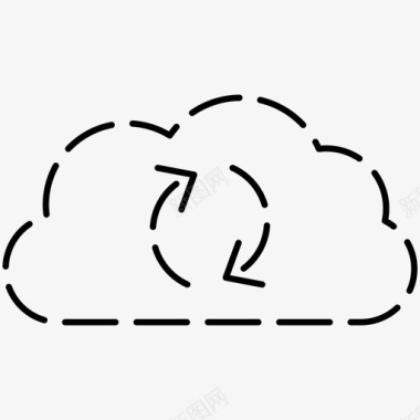 数据云同步数据云基本用户界面虚线图标图标
