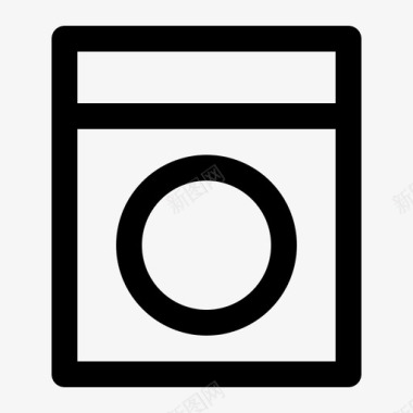 洗衣机家电五金图标图标