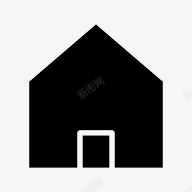 明清居民住宅住宅旅馆住宿图标图标