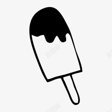 冰淇淋冰激凌冷冻图标图标