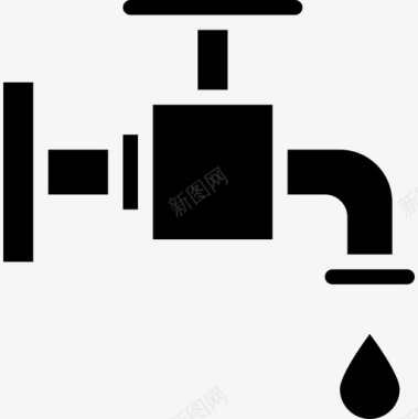 水龙头花园10填充图标图标