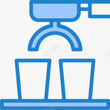 咖啡风味咖啡机咖啡51蓝色图标图标