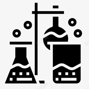 科学算命科学化学设备图标图标