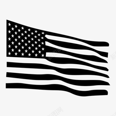 美国国旗7月4日独立日图标图标