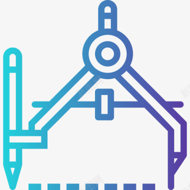 幻彩渐变背景指南针网页120渐变图标图标