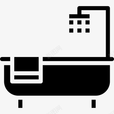 浴缸24浴室加满水图标图标