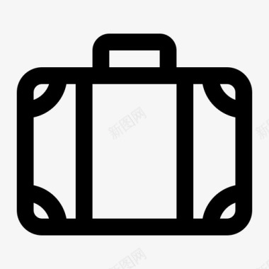 旅行箱行李暑期图标图标