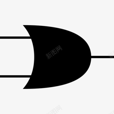 电路或门电气逻辑图标图标