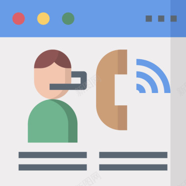 联系人icon电话支持联系人2扁平图标图标