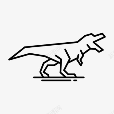 动物恐龙霸王龙动物恐龙图标图标