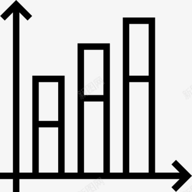 立方体的图表条形图图表5线性图标图标