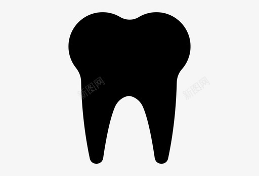 绿色健康标识牙齿牙医牙科图标图标