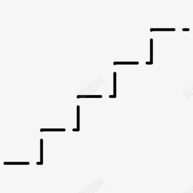 走楼梯下来楼梯基本ui虚线图标图标