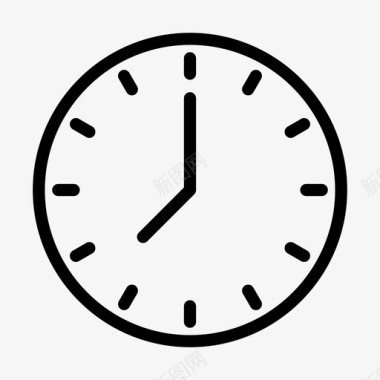 金融时钟时钟时间计时器图标图标