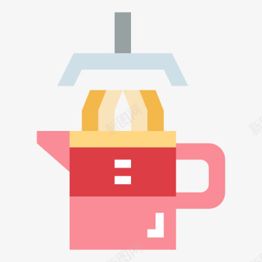 榨汁机烹饪63扁平图标图标