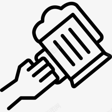 酒吧酒啤酒图标图标