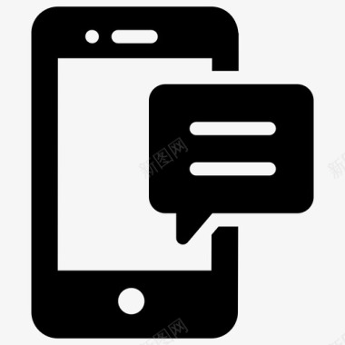 手机短信商业信息电子邮件广告图标图标