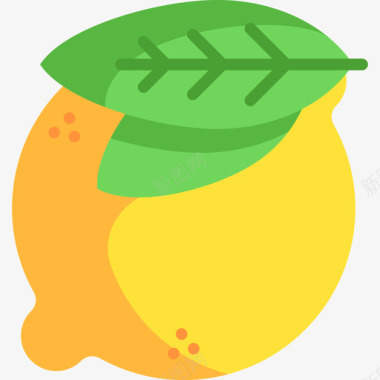 蔬菜柠檬水果蔬菜13扁平图标图标