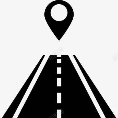 道路道路导航17填充图标图标