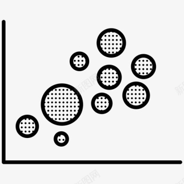 散点分布散点图图标图标