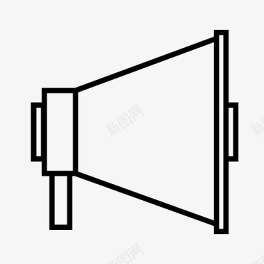 自媒体微信营销市场营销扩音器手机图标图标