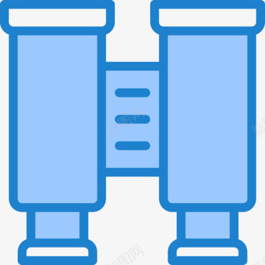 双筒望远镜旅行182蓝色图标图标