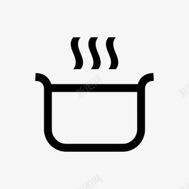 九宫格锅锅食物144线性图标图标