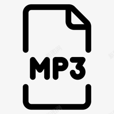 苹果MP3mp3文件格式图标图标