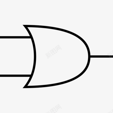电路或门电气逻辑图标图标