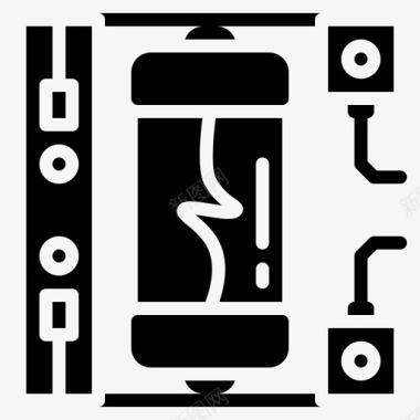 防电标志电熔丝电安全图标图标