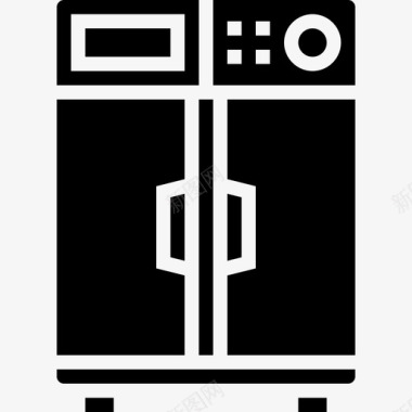 电冰箱电子设备11字形图标图标