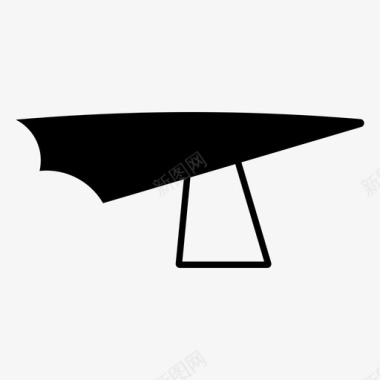 滑翔机吊挂滑翔伞图标图标