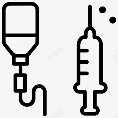 葡萄糖瓶医院静脉注射图标图标