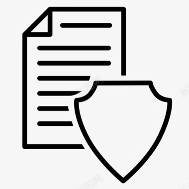 安全锁孔安全文件锁办公文件图标图标