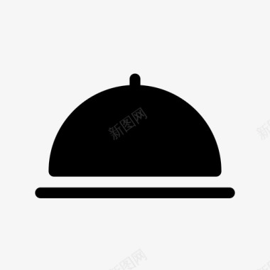 移动食品盖炊具厨房图标图标