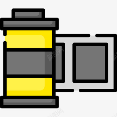 相机胶卷相机接口26线性颜色图标图标