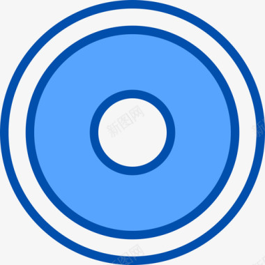 唱片音乐58蓝色图标图标