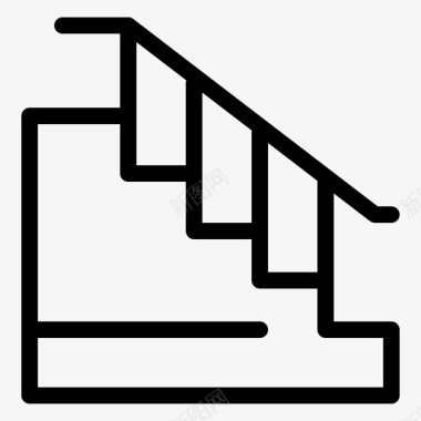 楼梯楼下家图标图标