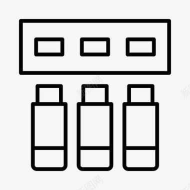 外部外部存储数字硬件图标图标