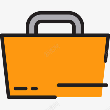 购物购物袋购物129线性颜色图标图标