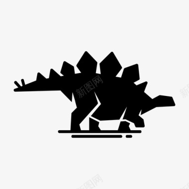 剑龙恐龙最好的恐龙雕文图标图标
