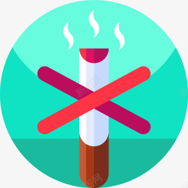 禁止堆放禁止吸烟147号酒店公寓图标图标