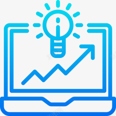 计算机png计算机商务263梯度图标图标
