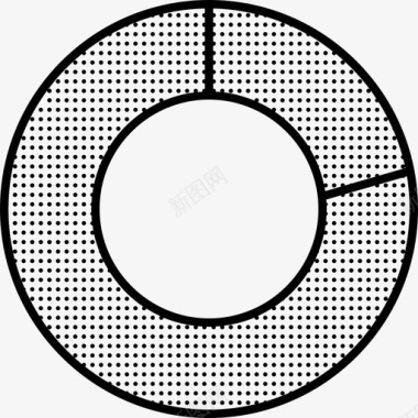 甜甜圈图表甜甜圈统计数据图标图标